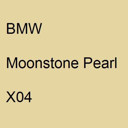 BMW, Moonstone Pearl, X04.